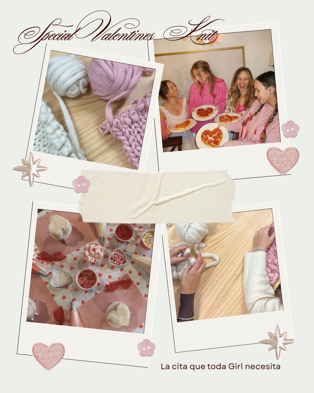 Hand Knitting Experience · Crea tu Cojín Amour